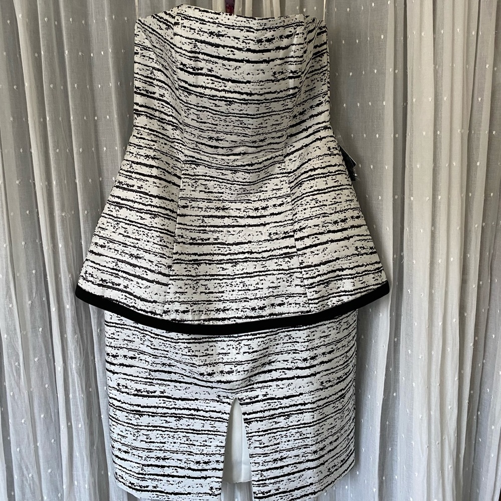 Grace Dress monochrome print